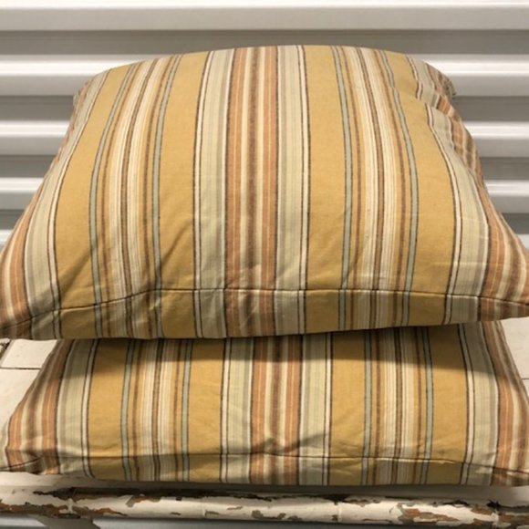 Set|6 Pottery Barn Pillow Covers + Down Inserts - Picture 2 of 3